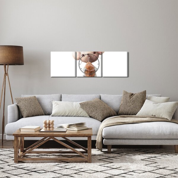 Slika - Akvarelna životinja N⁰2 (sa satom) (90x30 cm)