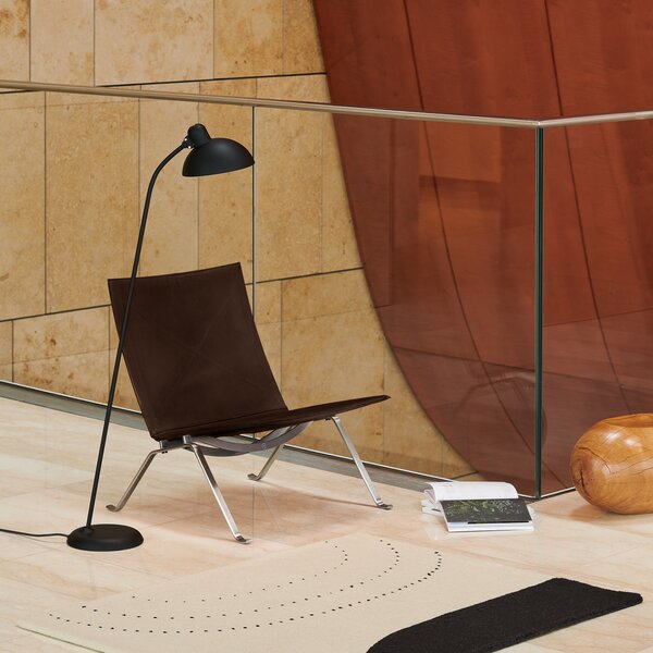 Podne Lampa FRITZ HANSEN, Kaiser Idell 6556-F, Crno, Dnevna soba, Metal, Dizajn