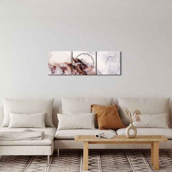 Slika - Ljubičasti mramor N⁰1 (sa satom) (90x30 cm)