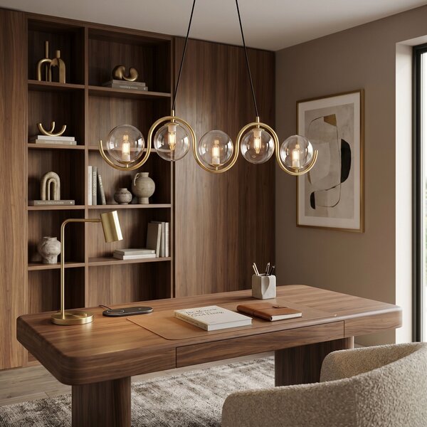 Stropni luster APP1440-5CP GOLD