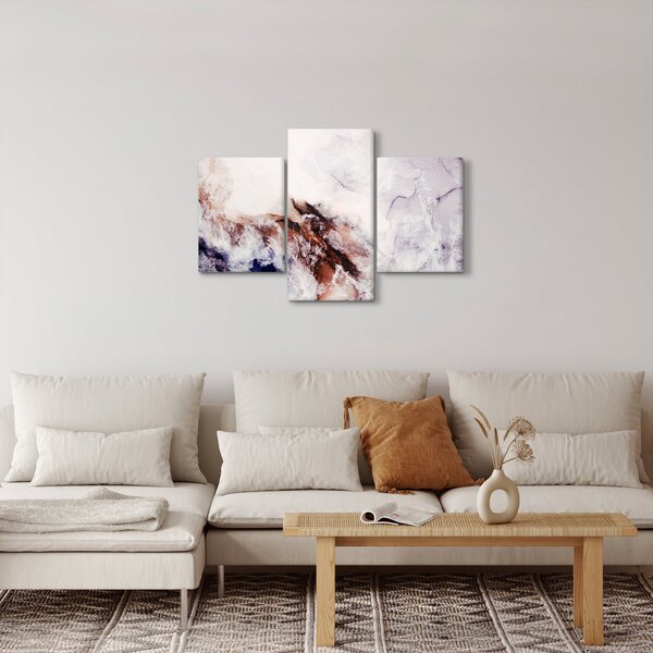 Slika - Ljubičasti mramor N⁰1 (90x60 cm)