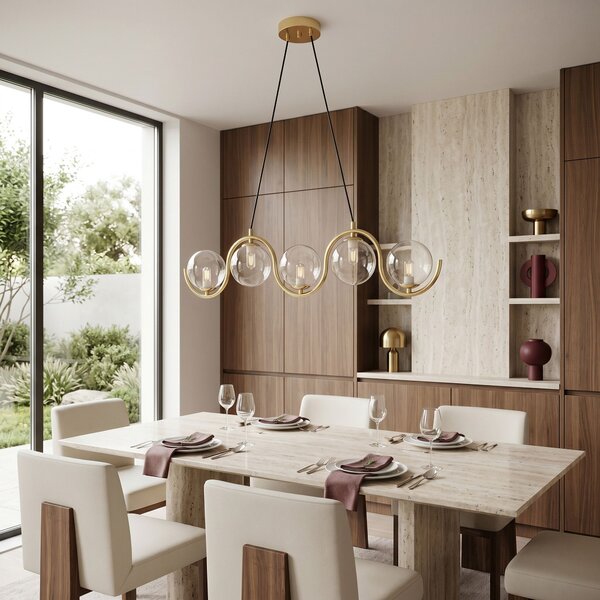 Stropni luster APP1440-5CP GOLD