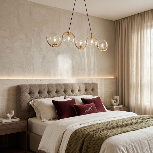 Stropni luster APP1440-5CP GOLD