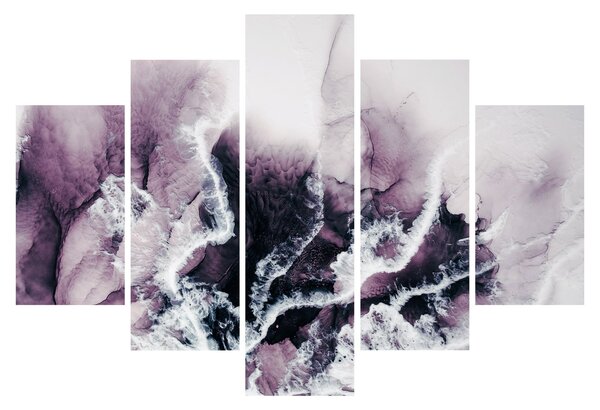 Slika - Ljubičasti mramor N⁰2 (150x105 cm)