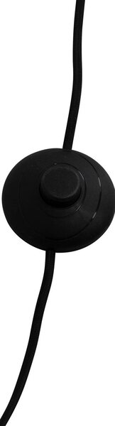 Podne Lampa Dyberg Larsen, Oswald, Crno, Dnevna soba, Metal, Dizajn