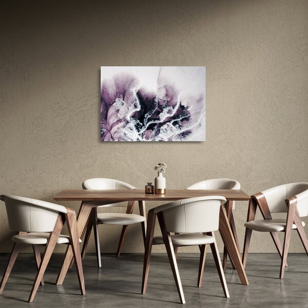 Staklena slika - Ljubičasti mramor N⁰2 (70x50 cm)
