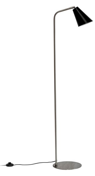 Podne Lampa Dyberg Larsen, Oswald, Crno, Dnevna soba, Metal, Dizajn