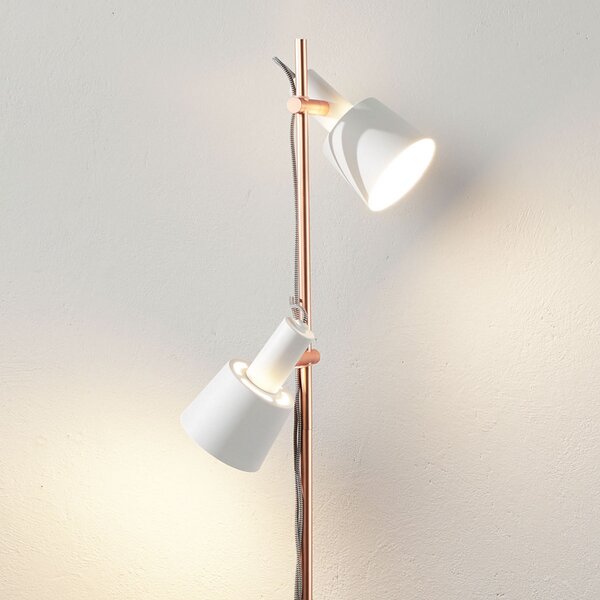 Podne Lampa Paulmann, Haldar, Bijela, Dnevna soba, Metal, Moderan