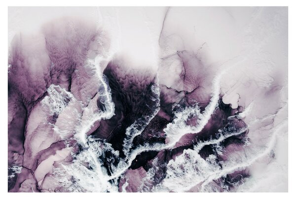 Slika - Ljubičasti mramor N⁰2 (90x60 cm)