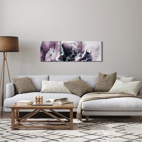 Slika - Ljubičasti mramor N⁰2 (sa satom) (90x30 cm)