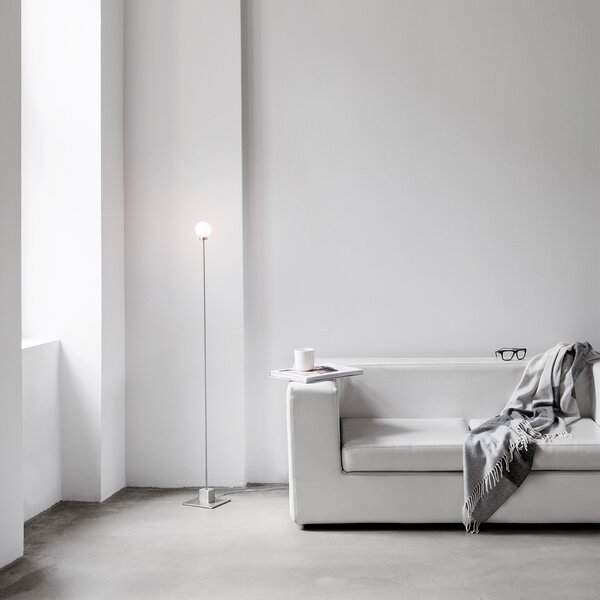 Podne Lampa Northern, Snowball, prigušiv, Metalik, Dnevna soba, Metal, Dizajn