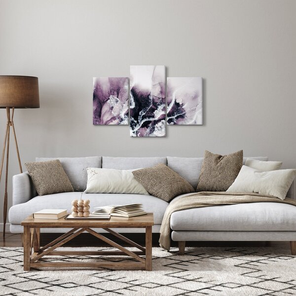 Slika - Ljubičasti mramor N⁰2 (90x60 cm)