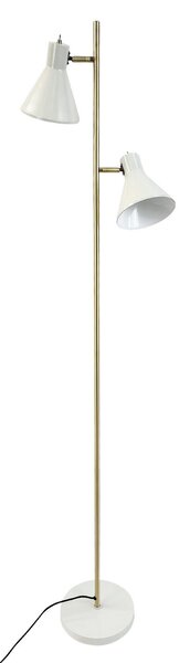 Podne Lampa Dyberg Larsen, Sleep, Bijela, Dnevna soba, Metal, Dizajn
