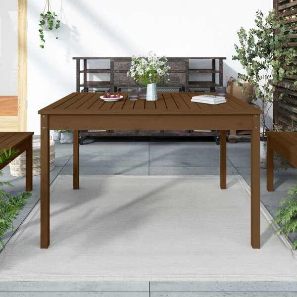 VidaXL Vrtni stol boja meda 121x82,5x76 cm od masivne borovine