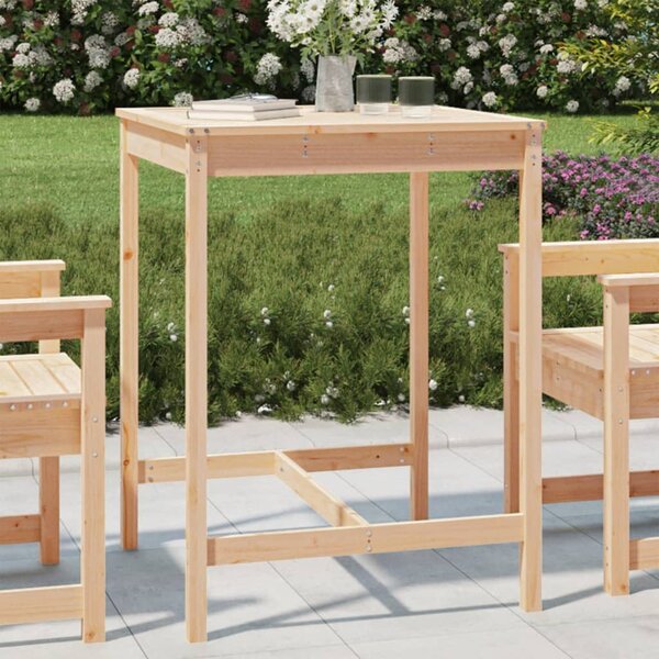 VidaXL Vrtni stol 82,5 x 82,5 x 110 cm od masivne borovine
