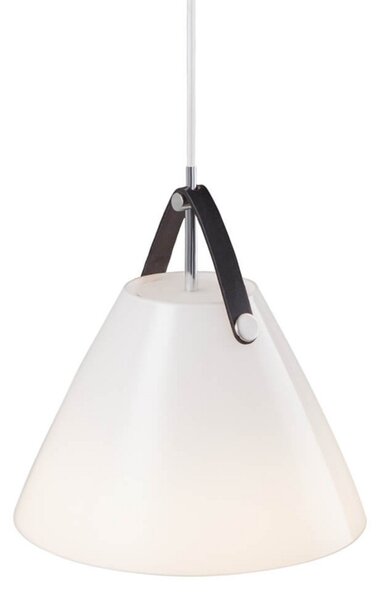 Viseće Svjetiljka DFTP by Nordlux, Strap 27, prigušiv, Bijela, Dnevna soba, Staklo, Moderan