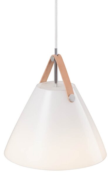 Viseće Svjetiljka DFTP by Nordlux, Strap 27, prigušiv, Bijela, Dnevna soba, Staklo, Moderan