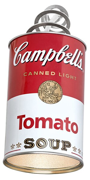 Zidne Svjetiljka Ingo Maurer, Canned Light, Crvena, Dnevna soba, Metal, Dizajn
