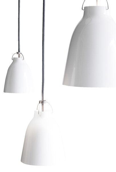 Viseće Svjetiljka FRITZ HANSEN, Caravaggio P1, prigušiv, Bijela, Dnevna soba, Metal, Dizajn