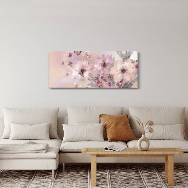 Slika - Umjetnički kolaž s leptirima (120x50 cm)
