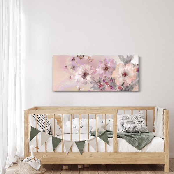 Slika - Umjetnički kolaž s leptirima (120x50 cm)