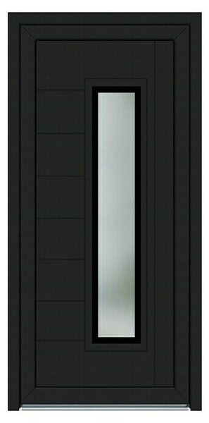 Ulazna vrata KT171 Varaždin (110 x 210 cm, Smjer otvaranja: Lijevo, Antracit)