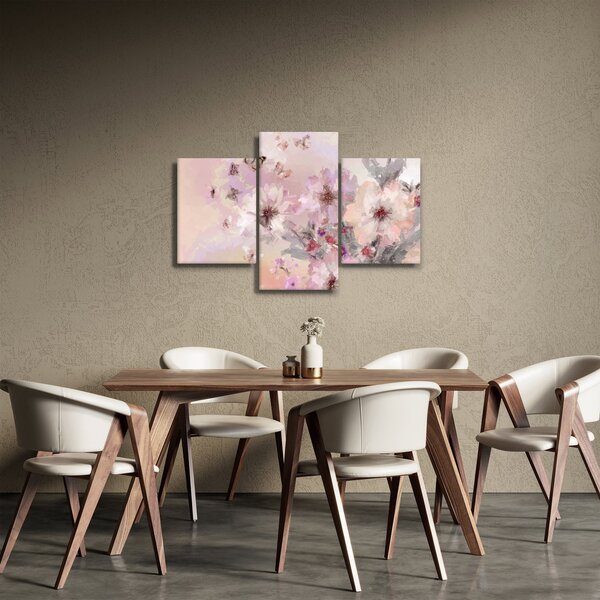 Slika - Umjetnički kolaž s leptirima (90x60 cm)