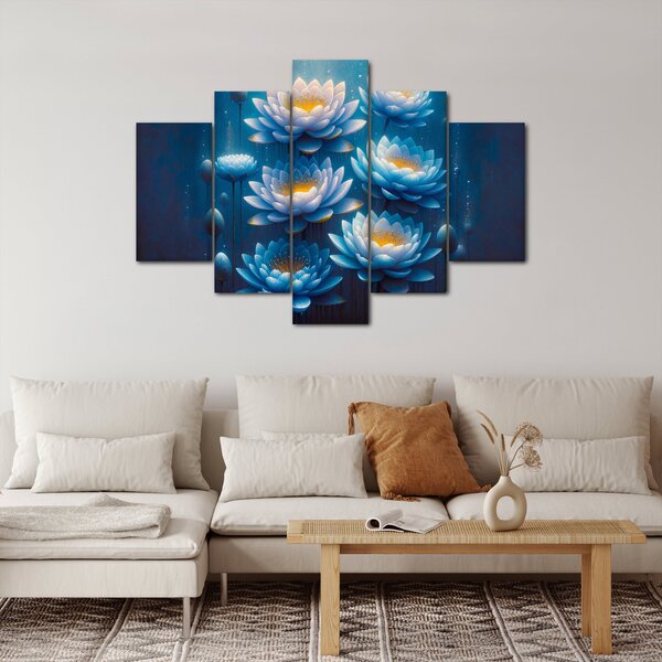 Slika - Lopoči ispod površine (150x105 cm)
