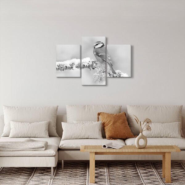 Slika - Ptica na grani (90x60 cm)