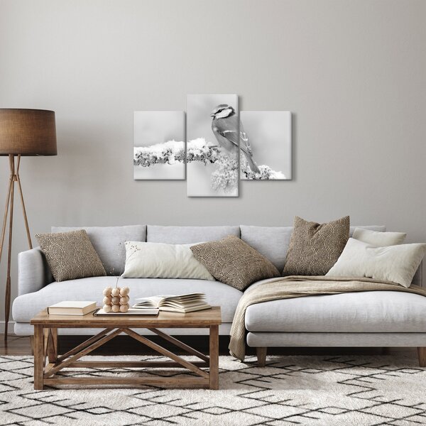 Slika - Ptica na grani (90x60 cm)