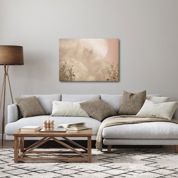 Slika - Ružičasti pun mjesec (70x50 cm)