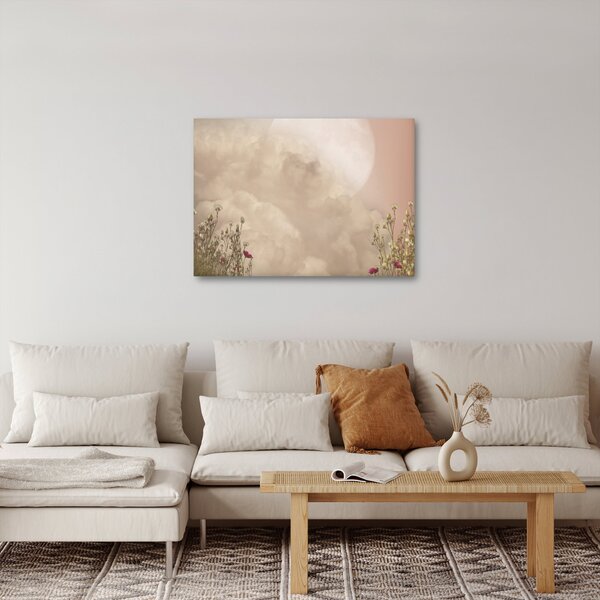 Slika - Ružičasti pun mjesec (70x50 cm)