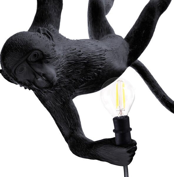 Vanjske Svjetiljka SELETTI, Monkey Lamp, Crno, Plastika, Dizajn