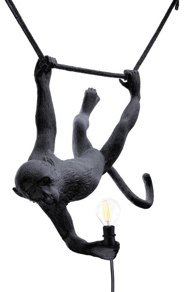 Vanjske Svjetiljka SELETTI, Monkey Lamp, Crno, Plastika, Dizajn