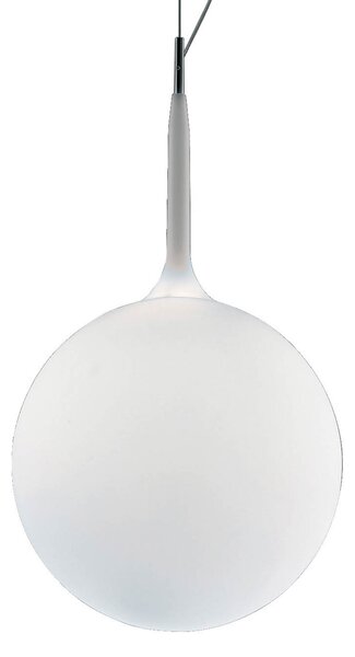 Viseće Svjetiljka Artemide, Castore, prigušiv, Bijela, Dnevna soba, Staklo, Dizajn