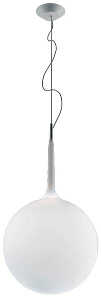 Viseće Svjetiljka Artemide, Castore, prigušiv, Bijela, Dnevna soba, Staklo, Dizajn