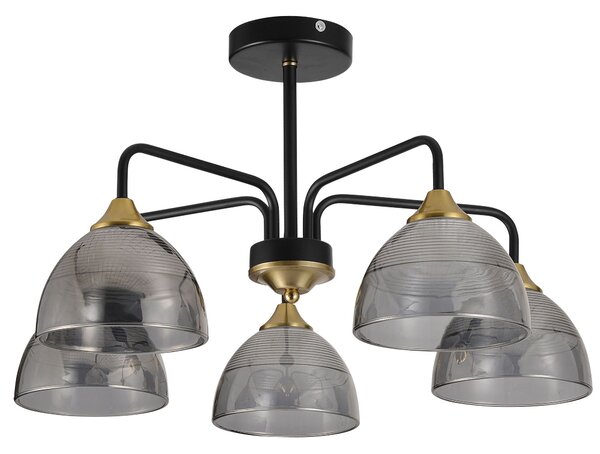 Lampa Viseća G085-5C BLACK GREY