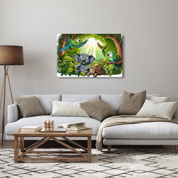 Slika - Vesela životinjica (90x60 cm)
