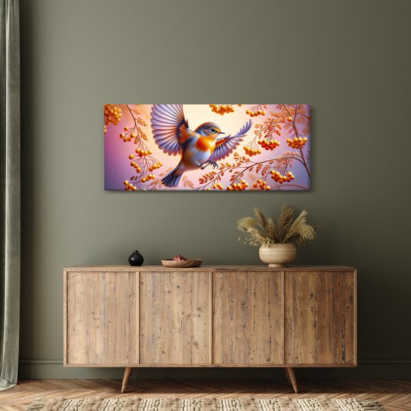 Slika - Ptica s jarebikom (120x50 cm)