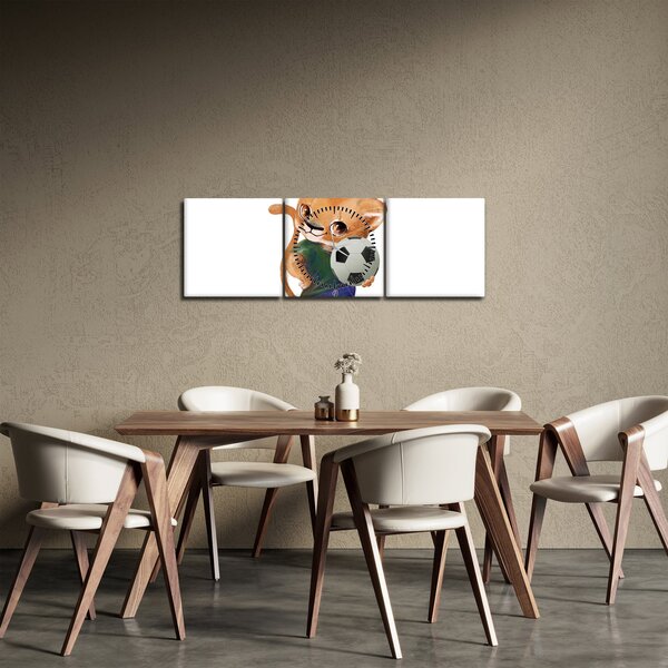 Slika - Akvarelna životinja N⁰4 (sa satom) (90x30 cm)