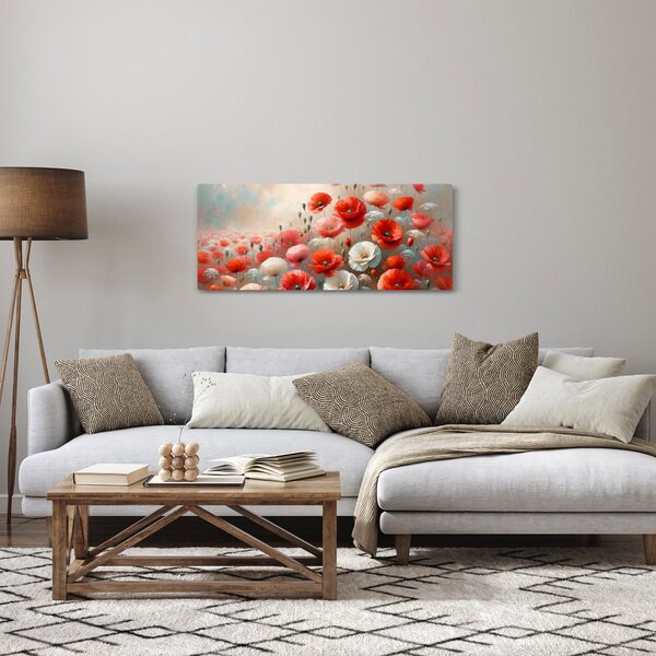 Slika - Slika s makovima (120x50 cm)