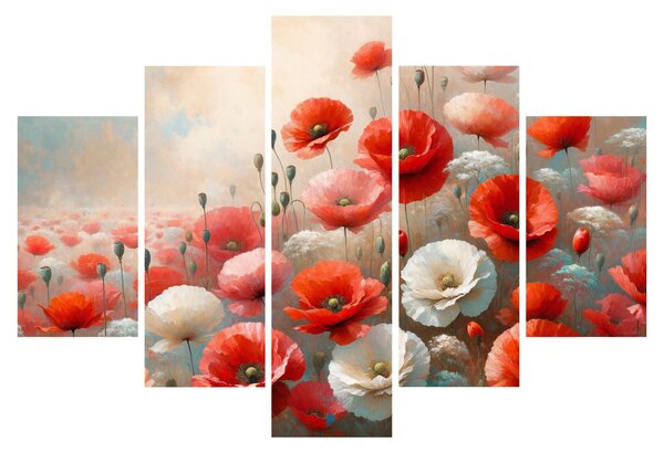 Slika - Slika s makovima (150x105 cm)