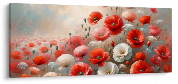 Slika - Slika s makovima (120x50 cm)
