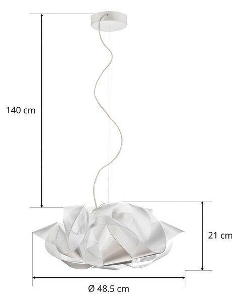 Viseće Svjetiljka Slamp, Fabula, prigušiv, Providna, Dnevna soba, Plastika, Dizajn