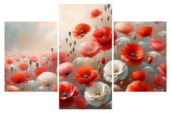 Slika - Slika s makovima (90x60 cm)