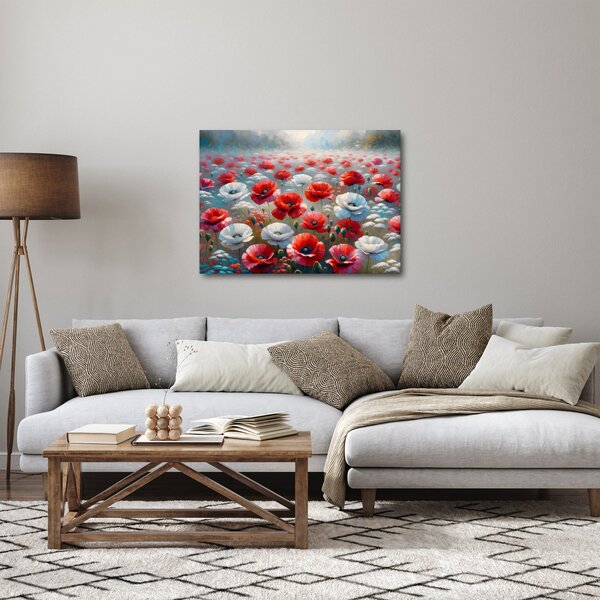 Slika - Polje makova (70x50 cm)