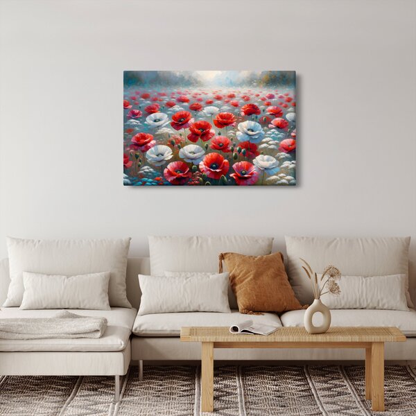 Slika - Polje makova (90x60 cm)