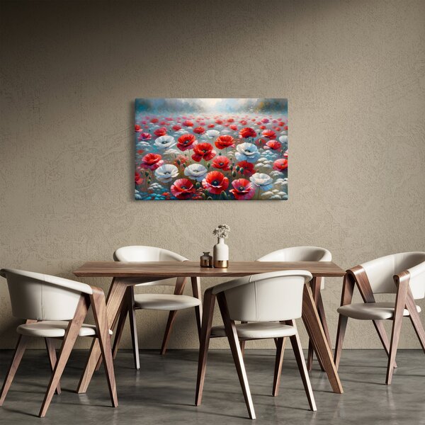 Slika - Polje makova (90x60 cm)