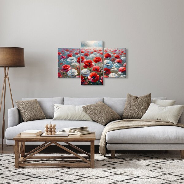 Slika - Polje makova (90x60 cm)