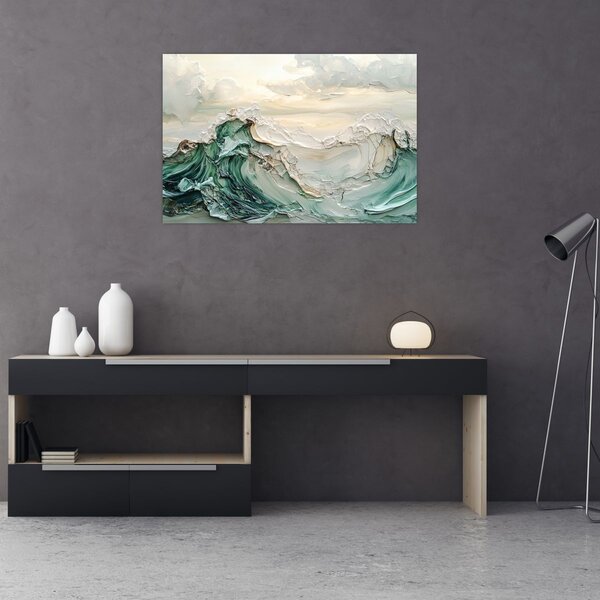 Slika - 3D morska apstrakcija (90x60 cm)